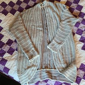 Grey & white sweater